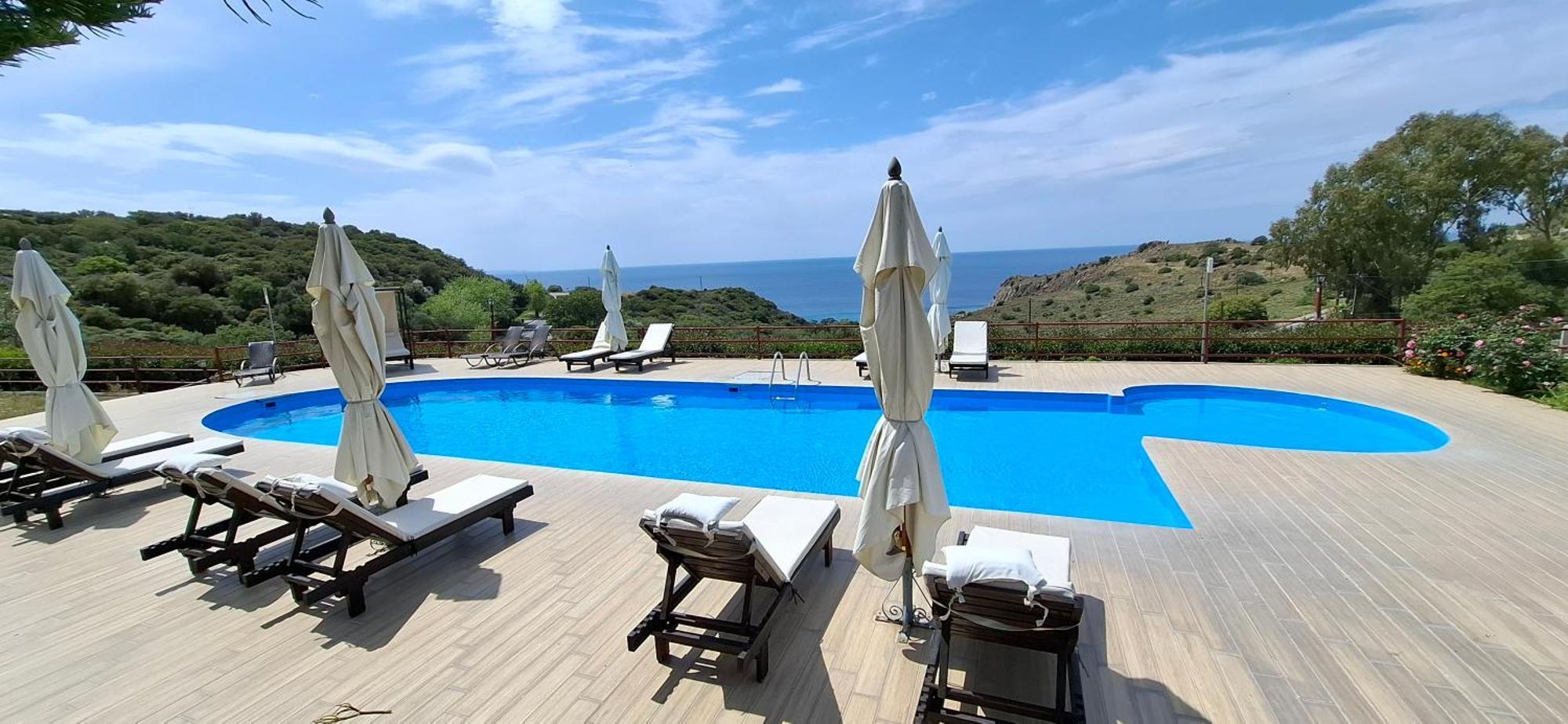 Molivos Castle Apartments 미팀나 외부 사진